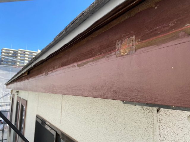 加古川市の樋交換に伴う墨出し